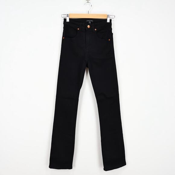 Universal Standard High Rise Marne Bootcut Jeans Jet Black Size 00 NWOT - Picture 2 of 8